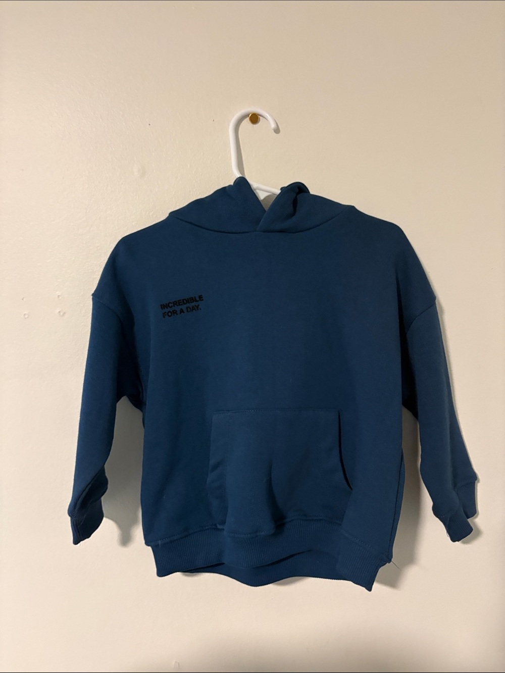 Zara Teal Pullover Hoodie for Kids